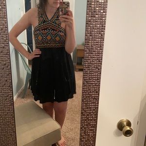 NWT Aztec Embroidered Dress